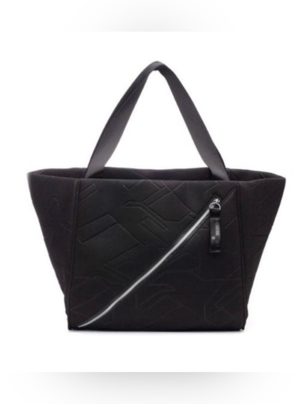 Go Dash Dot Isabelle Black Tote Bag